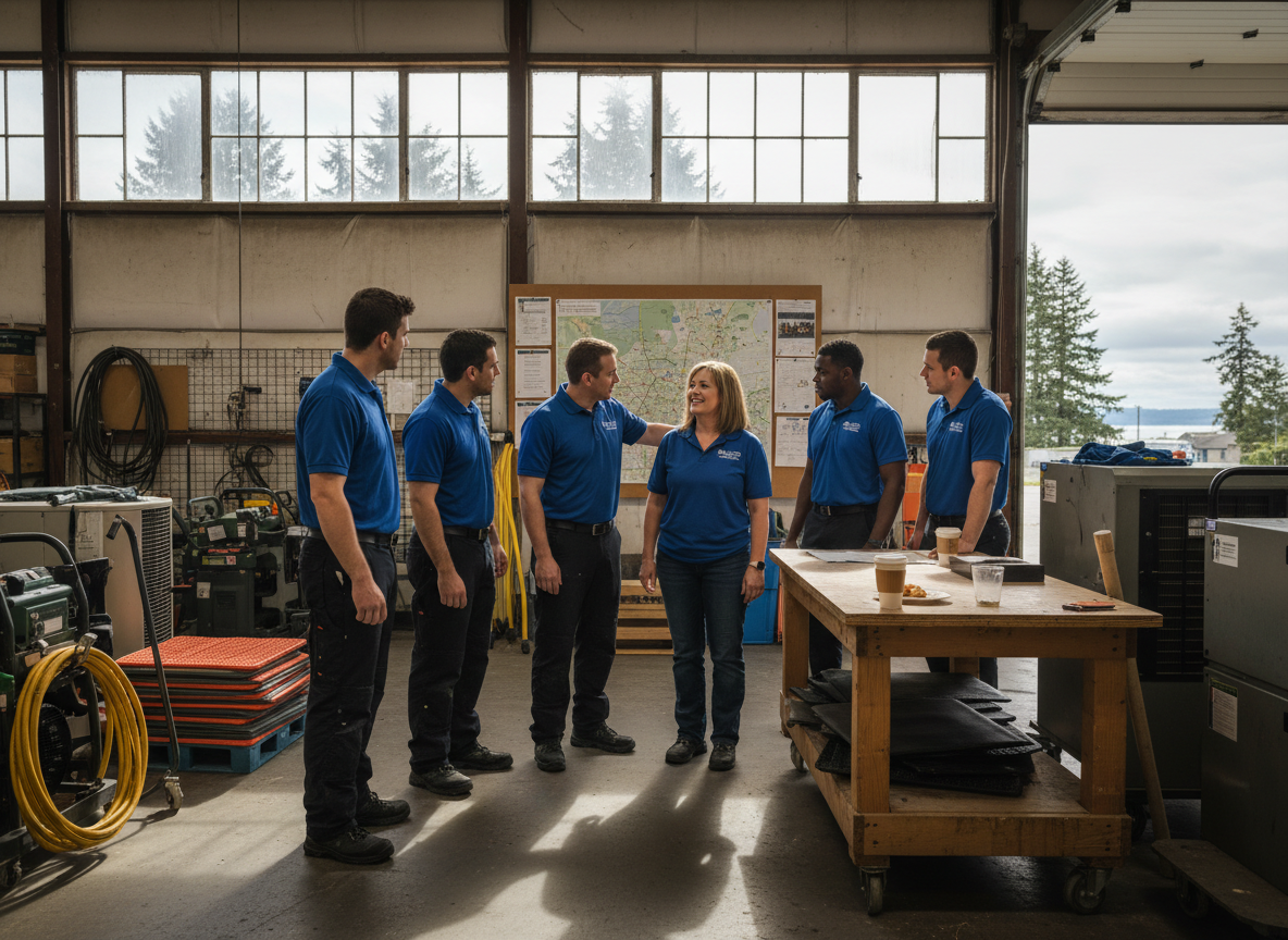Water Damage Restoration Seahurst team