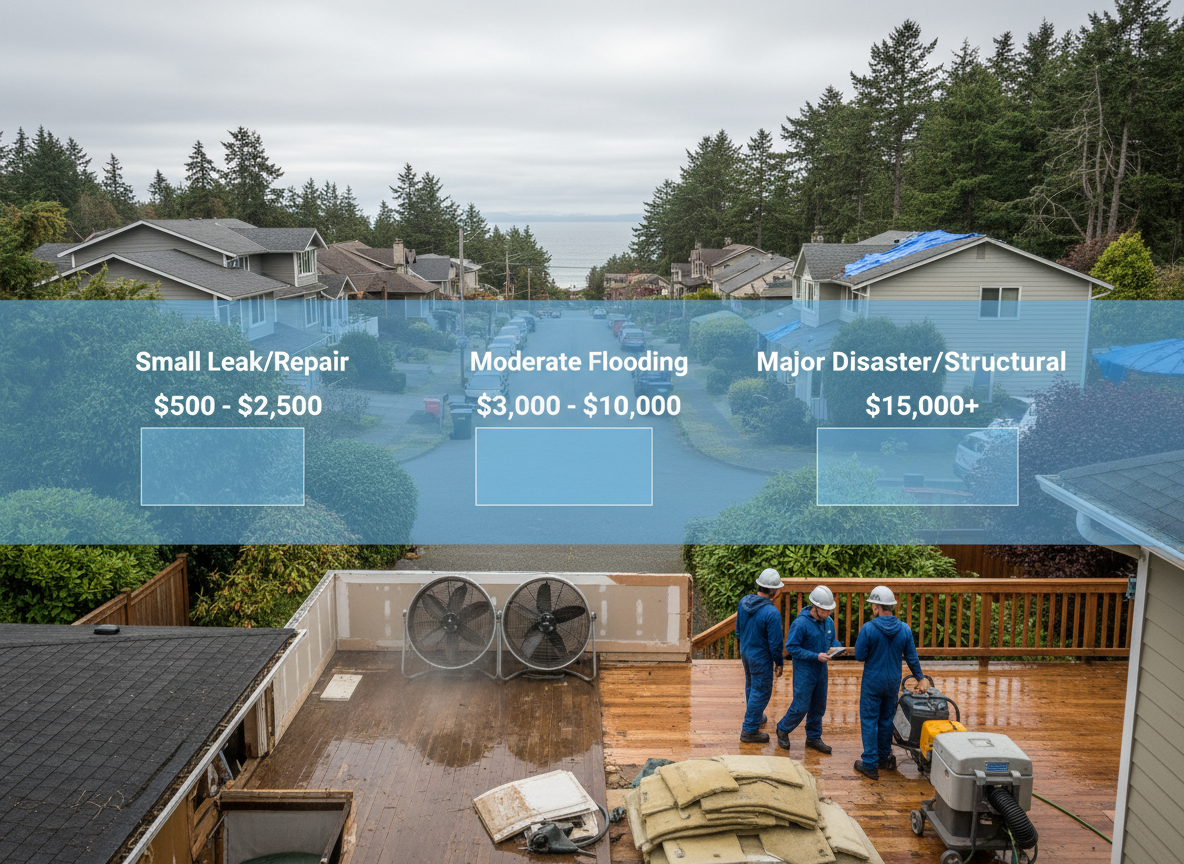 Typical Cost Ranges For Water Damage Restoration In Seahurst